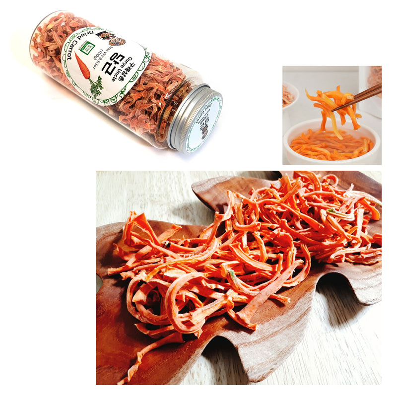 Gurye Uncle 100% Korea Natural Dehydrated Vegetable Flakes Cut & Sifted in Reclosable Bottle for Soup, Ramen Topping, Stir-fries, Salad